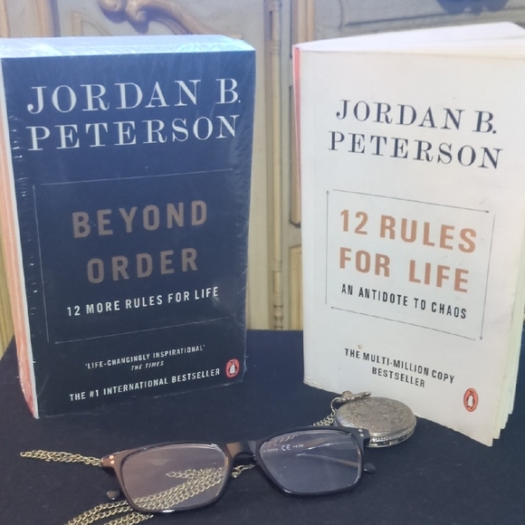 Jordan B. Peterson Books - Beyond Order & 12 Rules for Life - Picture 1 of 8